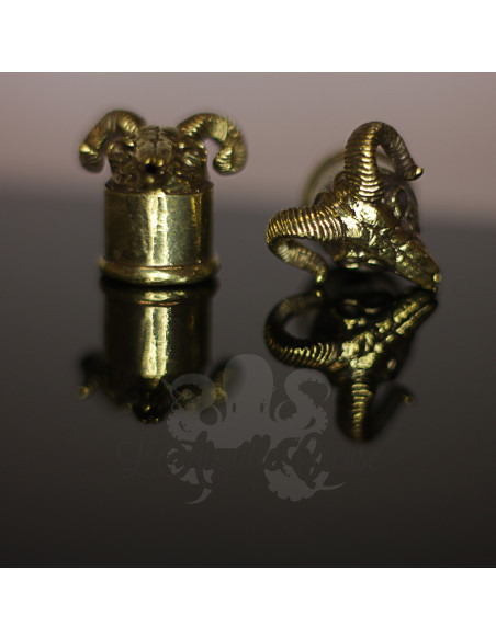 Plug en Bronze tête de bouc