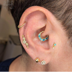 Fleurs en Or 18 carats, pour bijou en 1 ou 1.2 mm 2