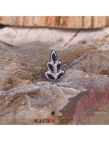 Accessoire 'Fern' Khrysos en titane - Threadless