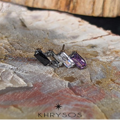 Accessoire 'Elio' 4 zircons Khrysos en titane - Threadless