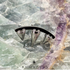 Accessoire 'Raven' Khrysos en titane - Threadless 2