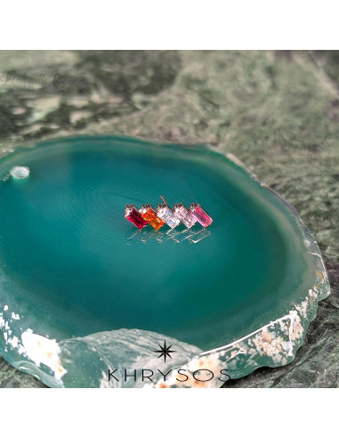 Accessoire 'Elio' 5 zircons Khrysos en titane - Threadless