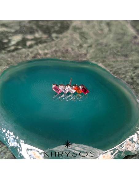 Accessoire 'Elio' 5 zircons Khrysos en titane - Threadless