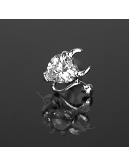 Bijou de cartilage Coeur Maléfique