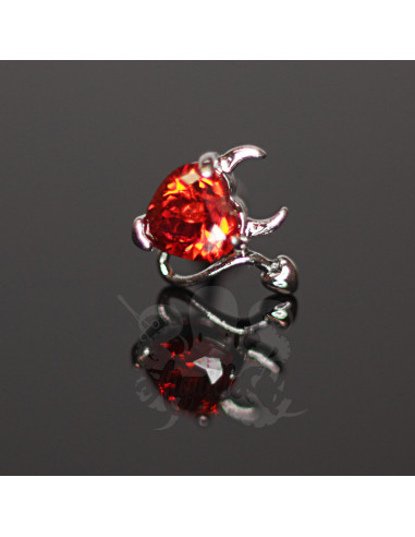 Bijou de cartilage Coeur Maléfique