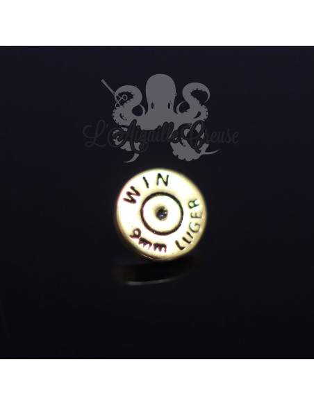 Accessoire pour micro dermal en acier chirurgical culot de balle