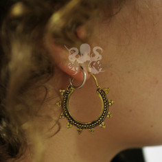 Paire de boucles d'oreilles en bronze 2