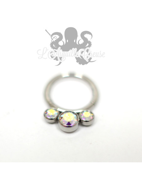 Clickers de septum en acier chirurgical 316L