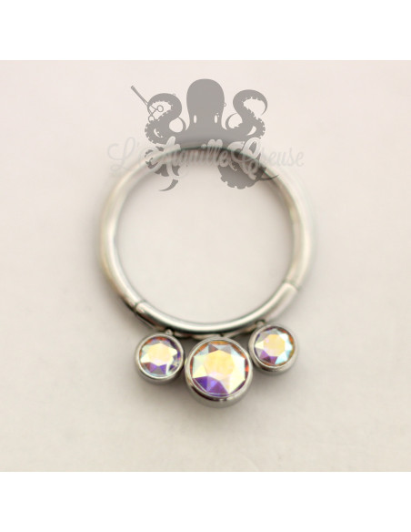 Clickers de septum en acier chirurgical 316L