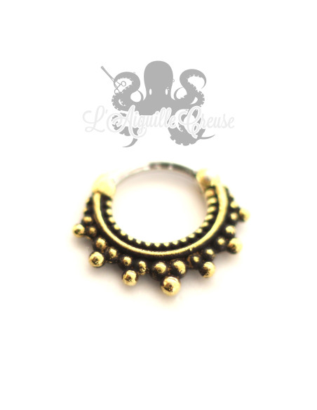 Clicker anodisé bronze, ouverture facile