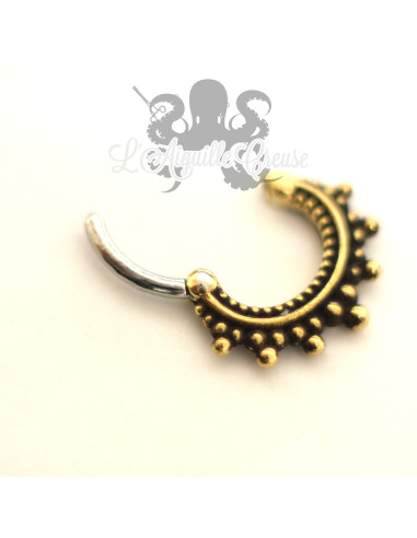 Clicker anodisé bronze, ouverture facile