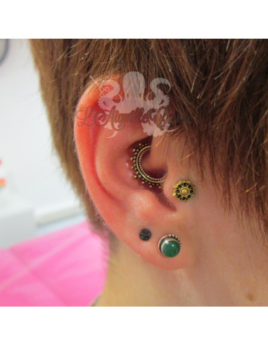 Clicker anodisé bronze, ouverture facile