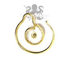 Paire de poids en bronze Coquillages 2