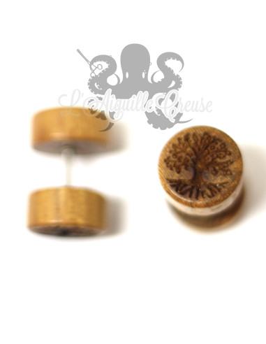 Faux plug en bois de teck