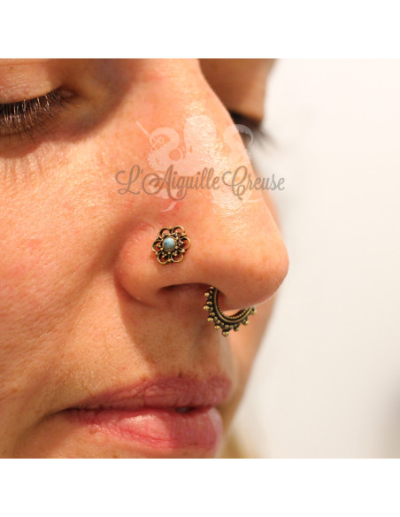 Clicker anodisé bronze, ouverture facile