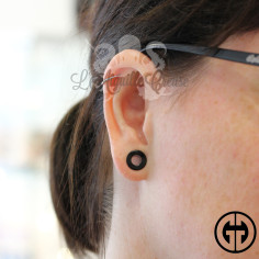 Paire de tunnels Gorilla Glass Noir 2