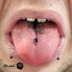 Accessoire QualiTi en titane & goldstone de 4 mm , pour 1.6 mm 2