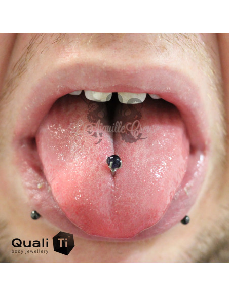 Accessoire QualiTi en titane & goldstone de 4 mm , pour 1.6 mm