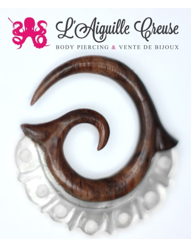 Corne en bois & nacre