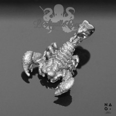 Paire de poids Scorpion en argent 925 - NAGABodyJewelry 2