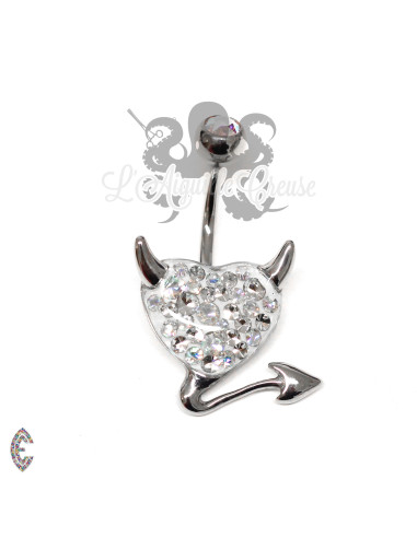 Bijou de nombril Crystal Evolution Swarovski & Acier 316L