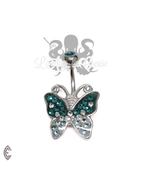 Bijou de nombril Crystal Evolution Swarovski & Acier 316L