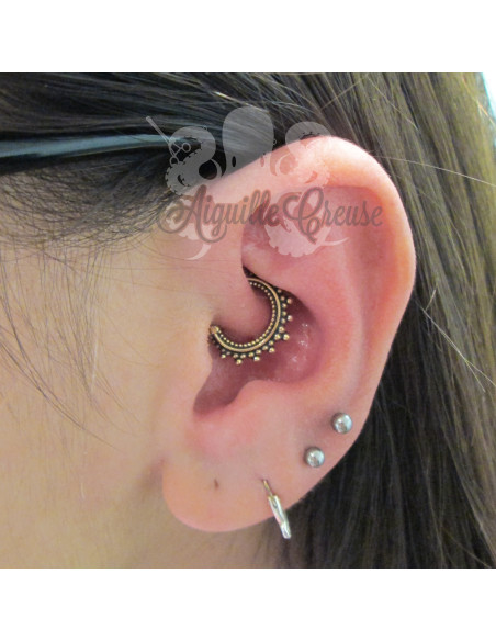 Clicker anodisé bronze, ouverture facile