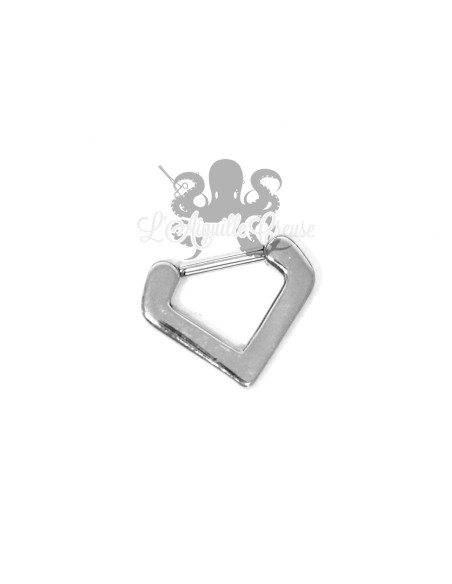 Clickers de septum en acier chirurgical 316L