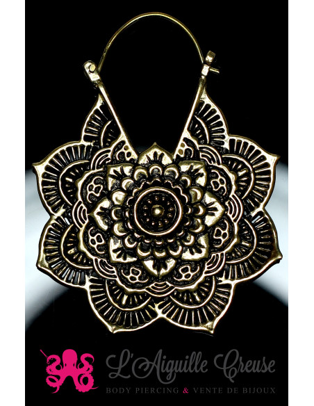 Paire de boucles en bronze 