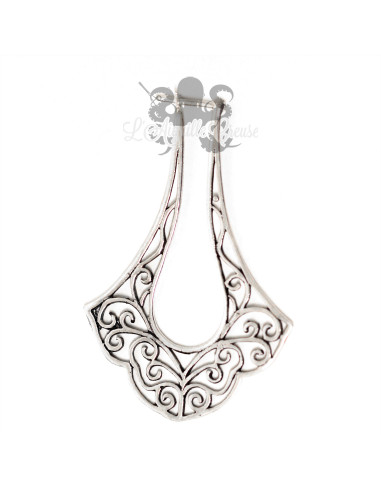 Paire de boucles d'oreilles plaqué Argent 925