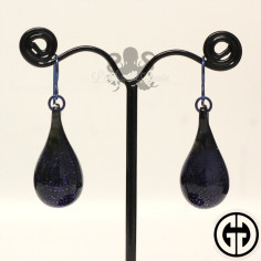 Paire de boucles d'oreilles Gorilla Glass Dichroic 2