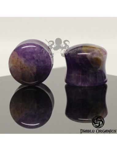 Paire de plugs en Améthyste  - Diablo Organics