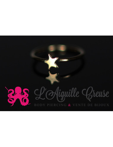 Anneau de narine étoile en Or