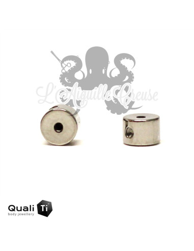 Clip QualiTi pour Anneau BCR en titane pour accessoires en 1.2 mm