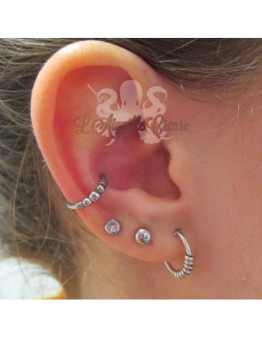 Anneau segmenté esprit celtique, ouverture facile