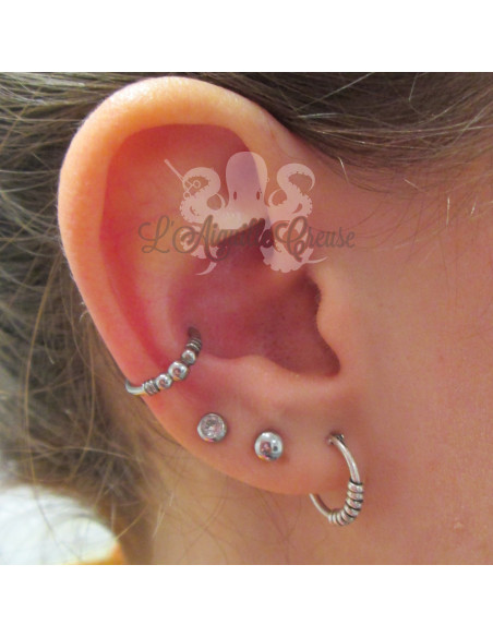 Anneau segmenté esprit celtique, ouverture facile