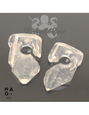 Paire de poids en Quartz - NAGABodyJewelry