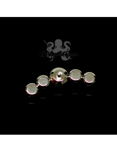 Cluster en titane orné de cristaux Swarovski pour 1 ou 1.2 mm