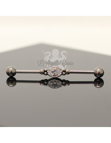 Bijou d'industriel zircon & fonte d'acier