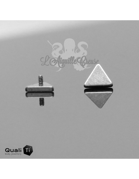 Triangle QualiTi en titane, pour 1.2 mm