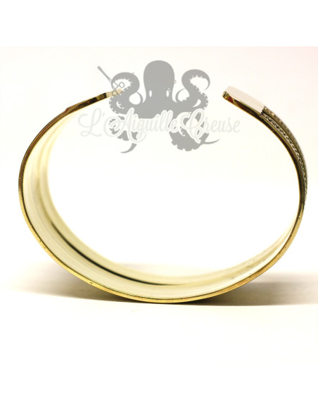 Bracelet en bronze manchette