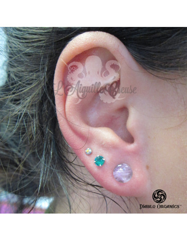 Paire de plugs en Améthyste  - Diablo Organics