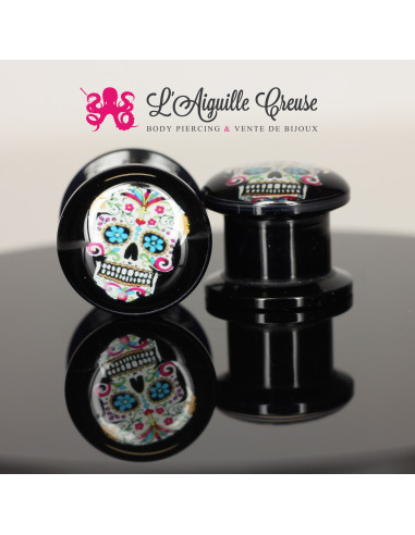 Plug Calavera en acrylique