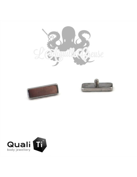 Accessoire QualiTi Rectangle en titane - pour 1.2 mm