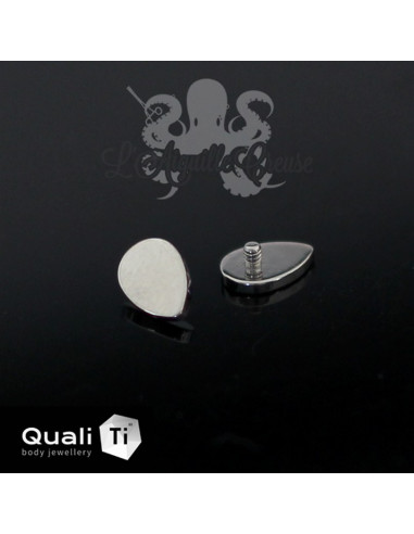 Accessoire QualiTi Teardrop en titane - pour 1.6 mm