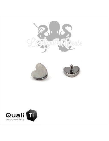 Accessoire QualiTi Coeur en titane - pour 1.6 mm