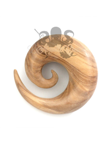 Spirale en bois d'Olivier