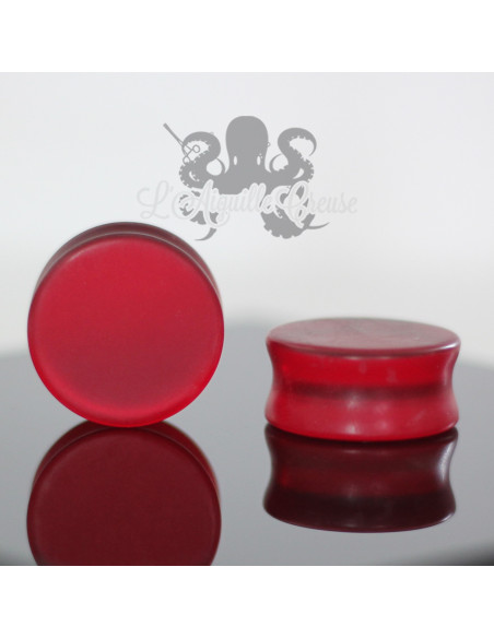 Paire de plug en verre