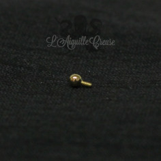Bille en Or 18 carats, pour bijou en 1 ou 1.2 mm 2