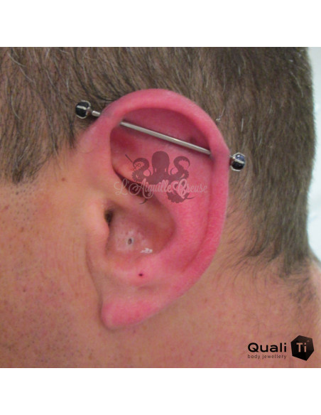 Accessoire QualiTi en titane & goldstone de 4 mm , pour 1.6 mm